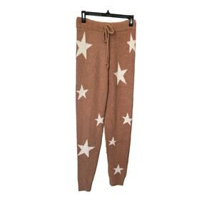 New ~ NIA ~ Knitted Stars Pull On Lounge Pants Size XS RET $88